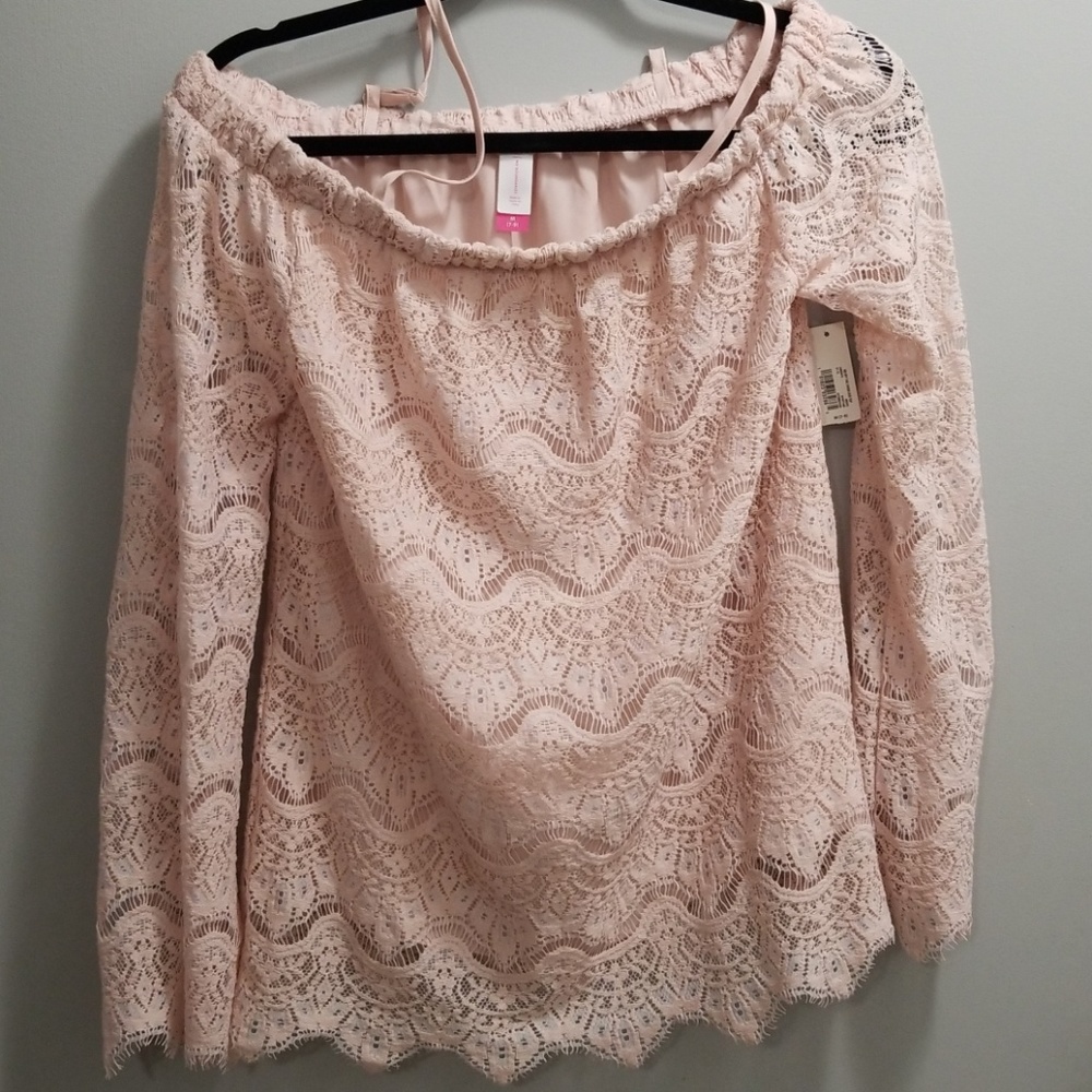 No Boundaries rose pink top